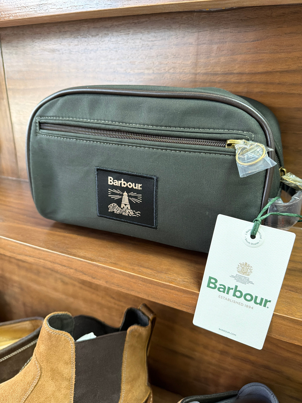 Barbour Wax Washbag