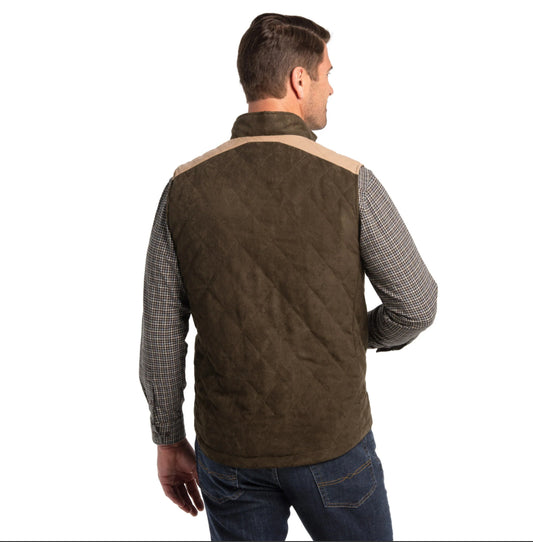 High Pointe Reversible Vest - Olive and Taupe