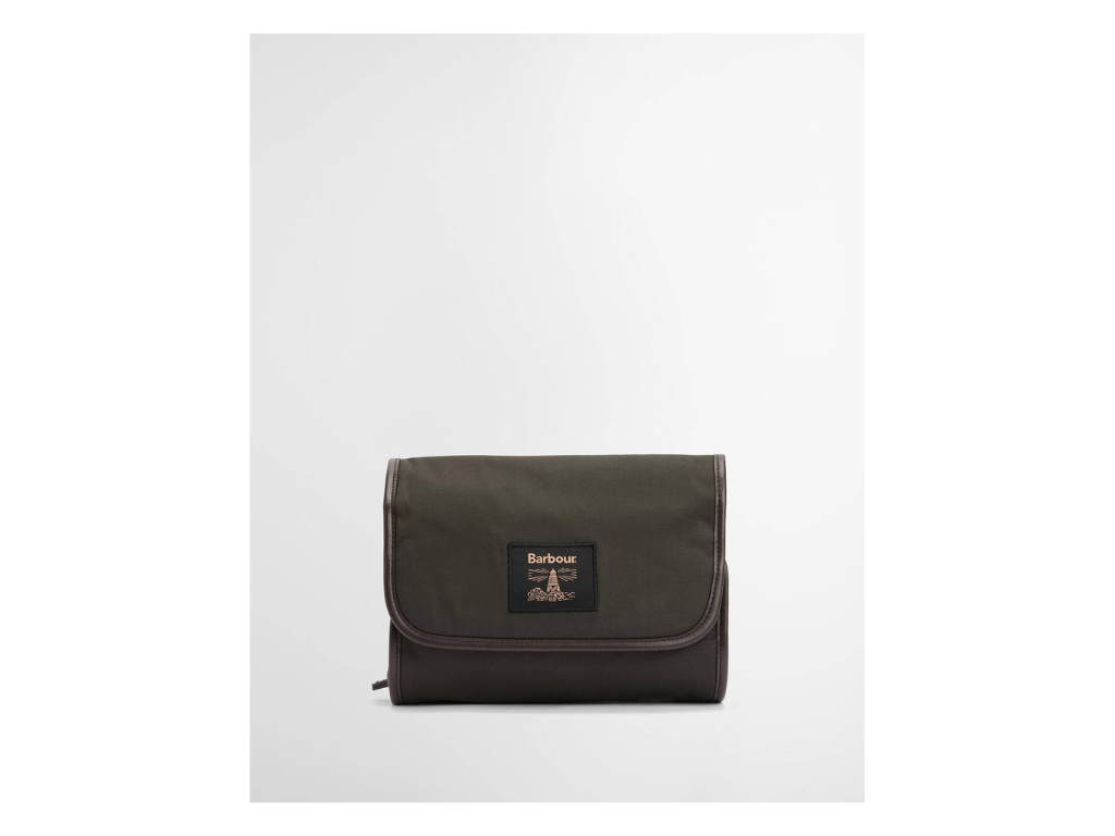 Barbour Wax Hanging Washbag