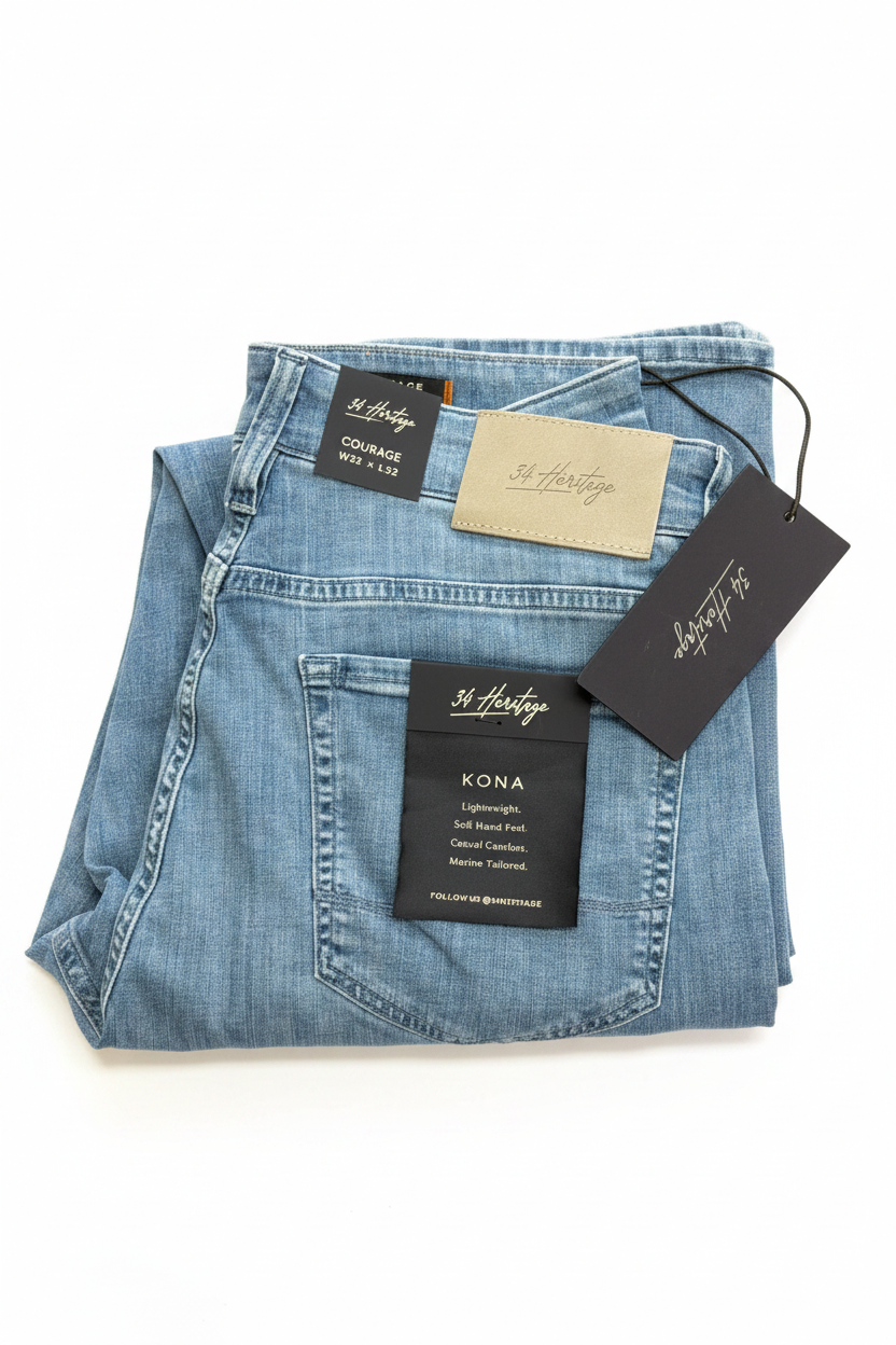 Courage Jean-Mid Blue Kona