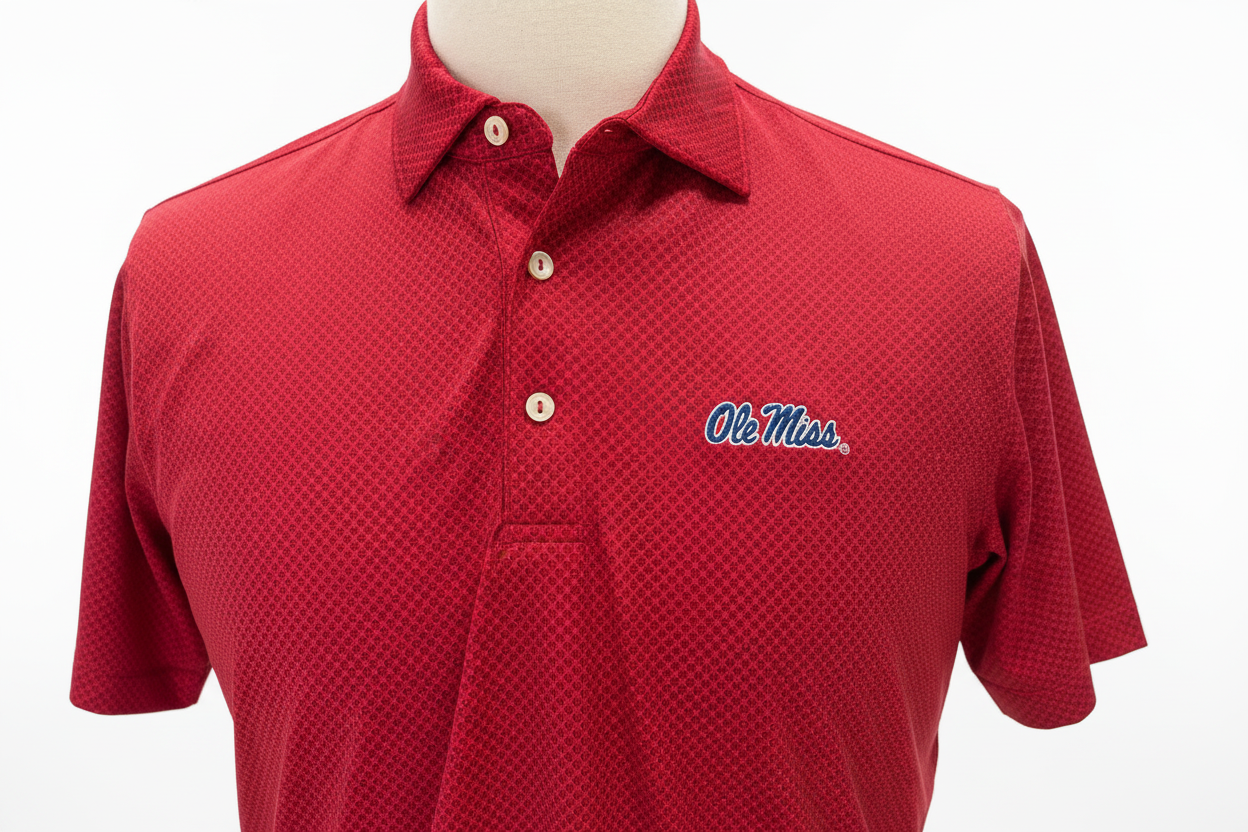 Tesseract Polo-Ole Miss Red