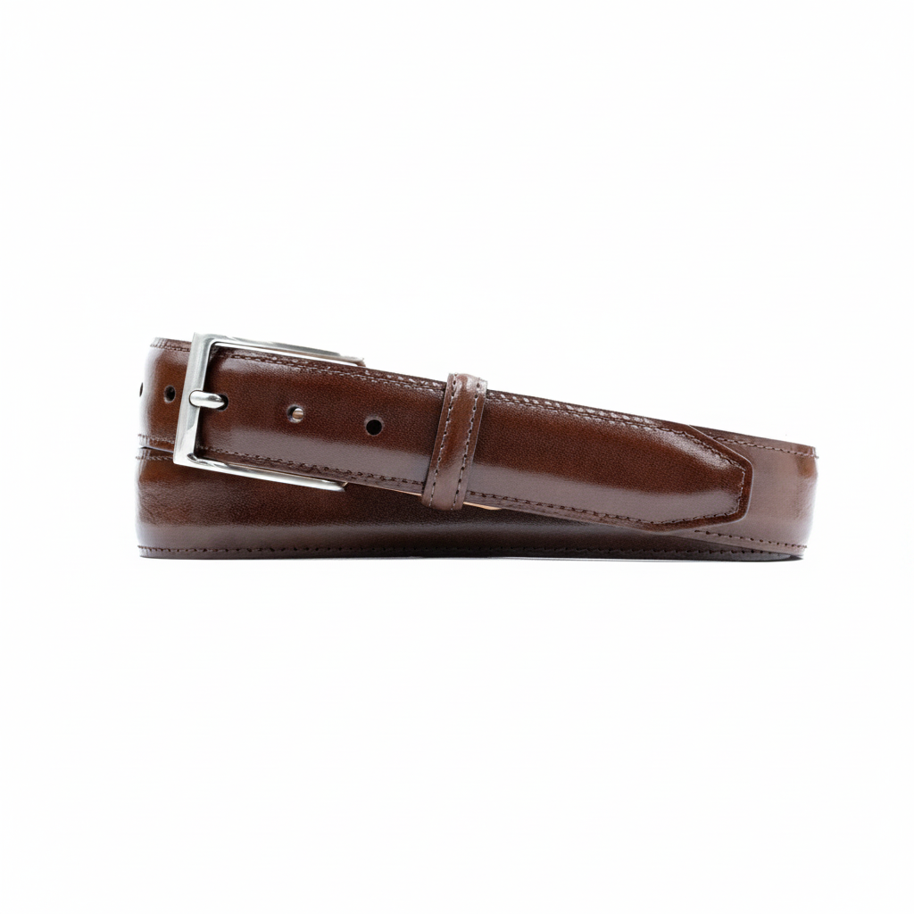Smith Leather Belt-Luggage