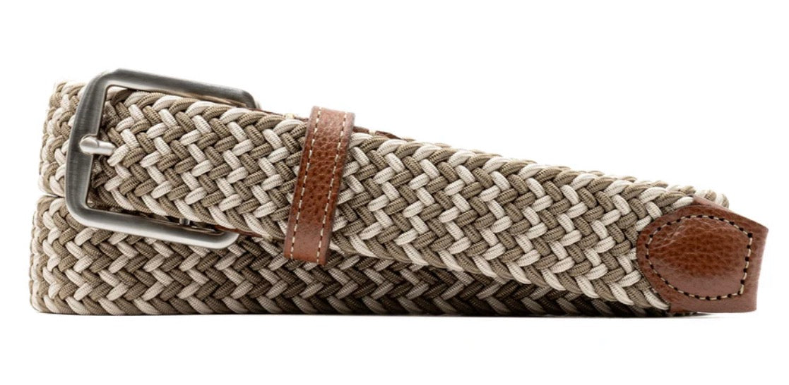 Woven Belt-B. Tan/Sand
