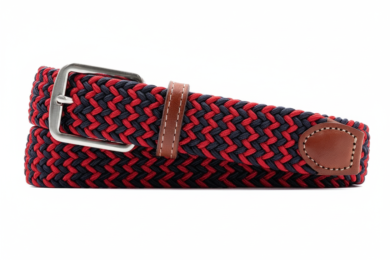 Newport Belt-Navy/Red