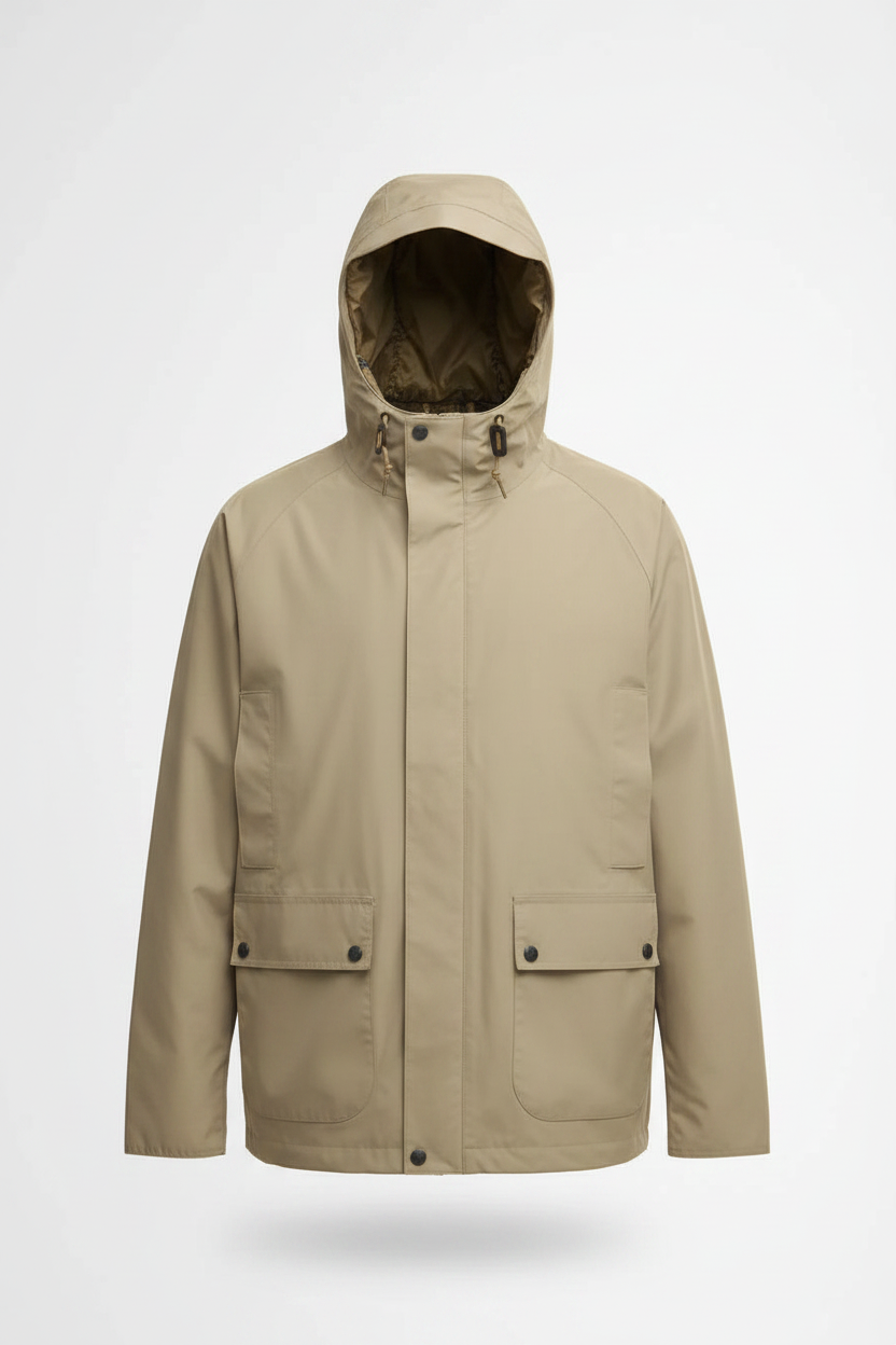 Men’s Barbour Hooded Domus Waterproof Jacket
