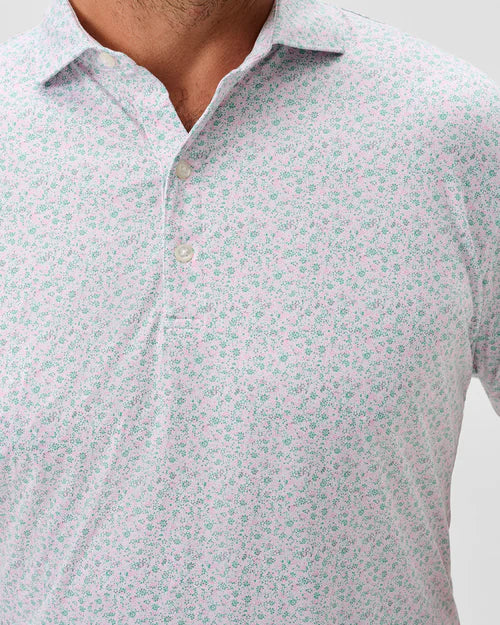 Johnnie-O Marietta Polo- Cilantro