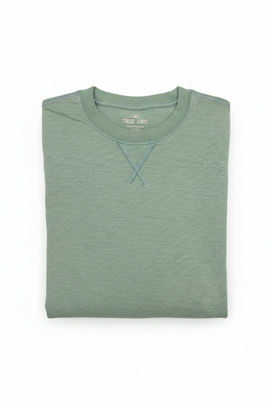 True Grit Short Sleeve Crew-Surf