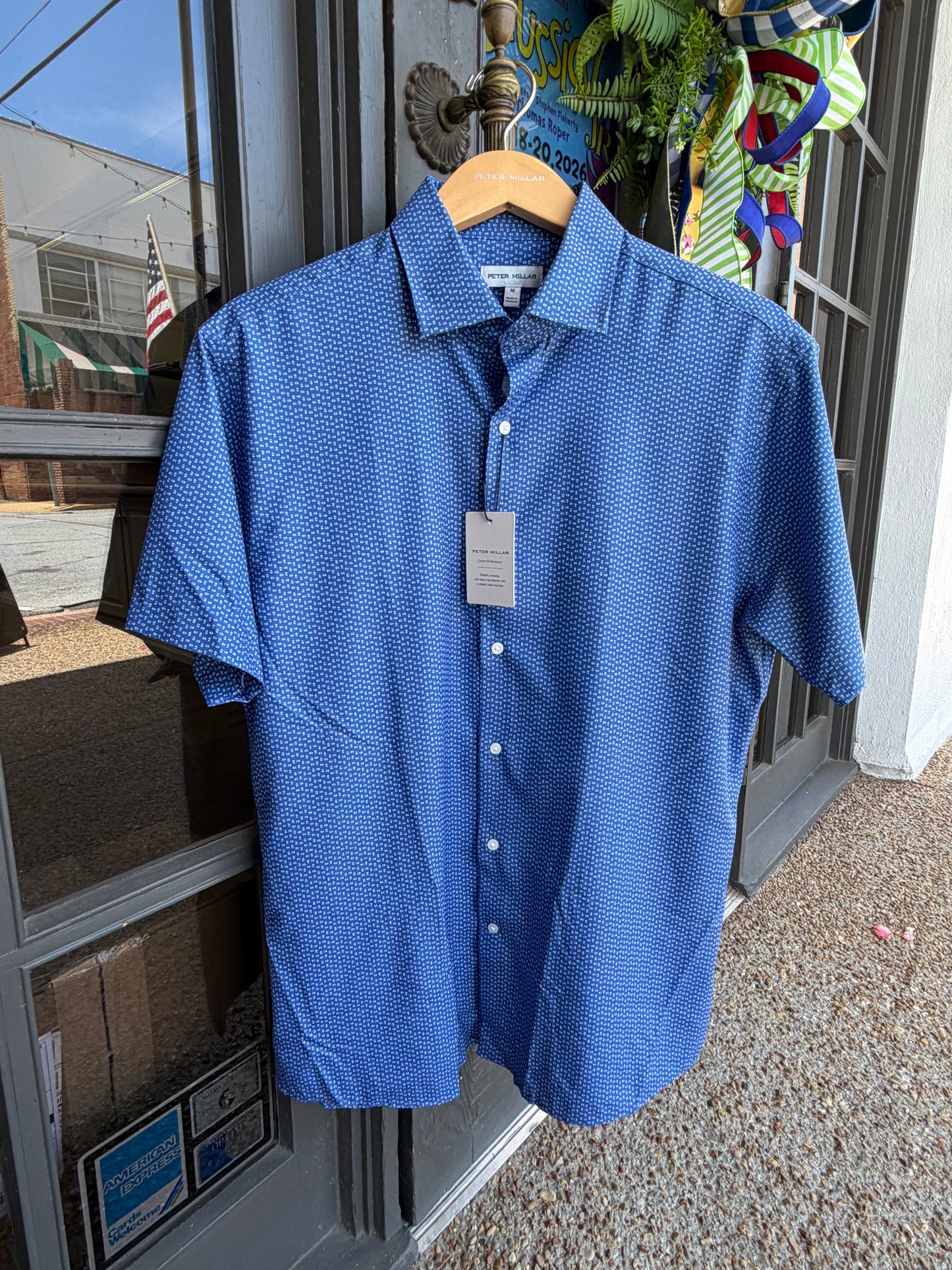 Jackson Perf Poplin Sport Shirt - Windsor Blue