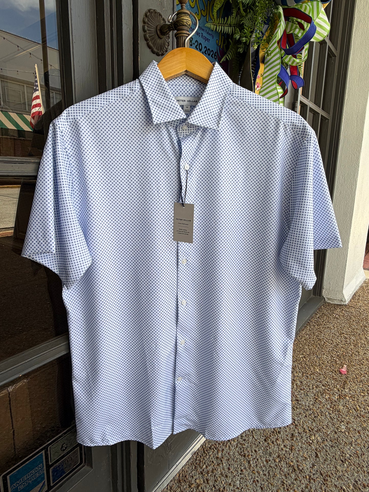 Cecil Perf Poplin Sport Shirt - Cloudy Blue