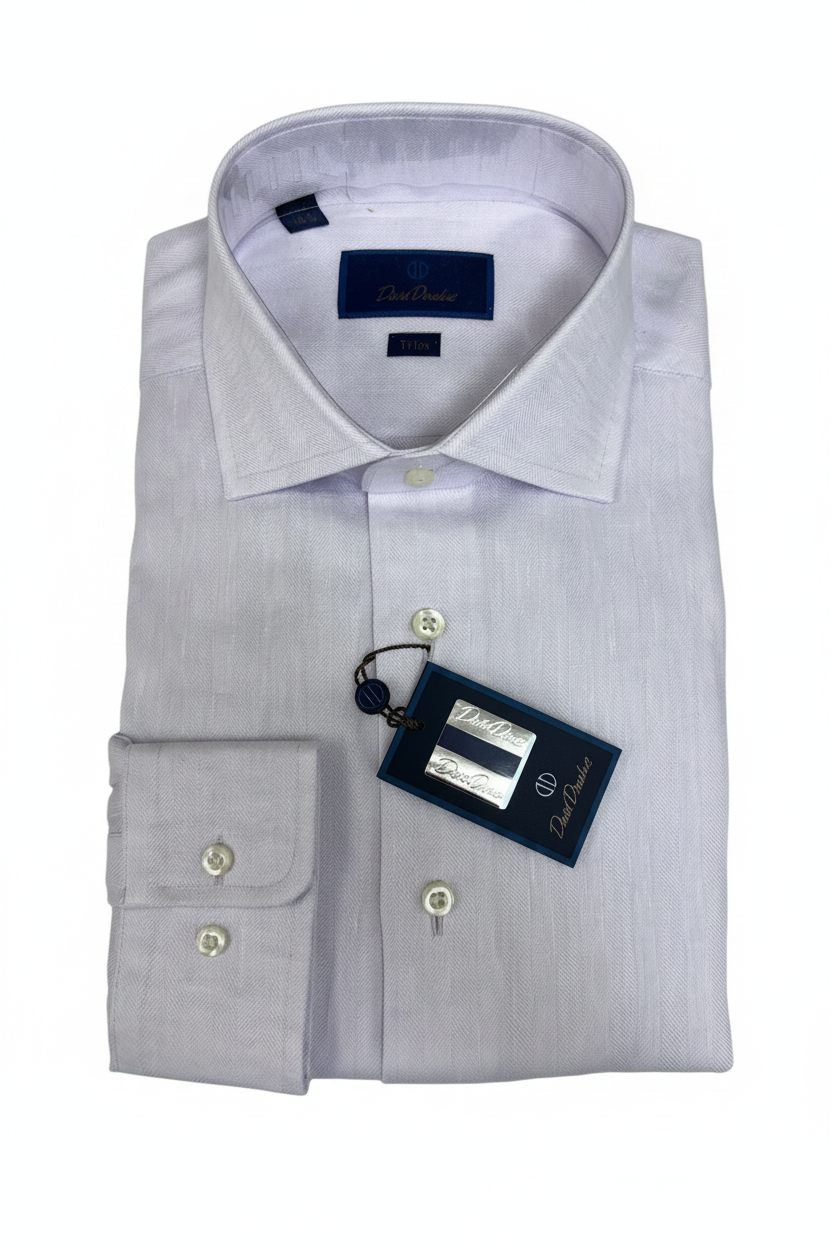 David Donahue Buttondown-Lilac