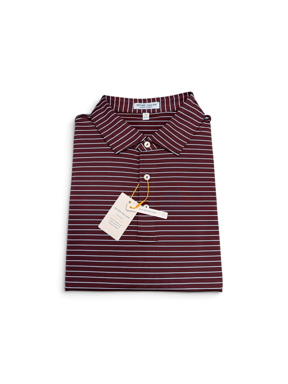 Oaks Performance Polo-Bordeaux
