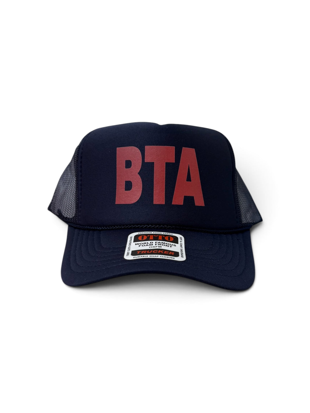 Navy Hat-Red “BTA”