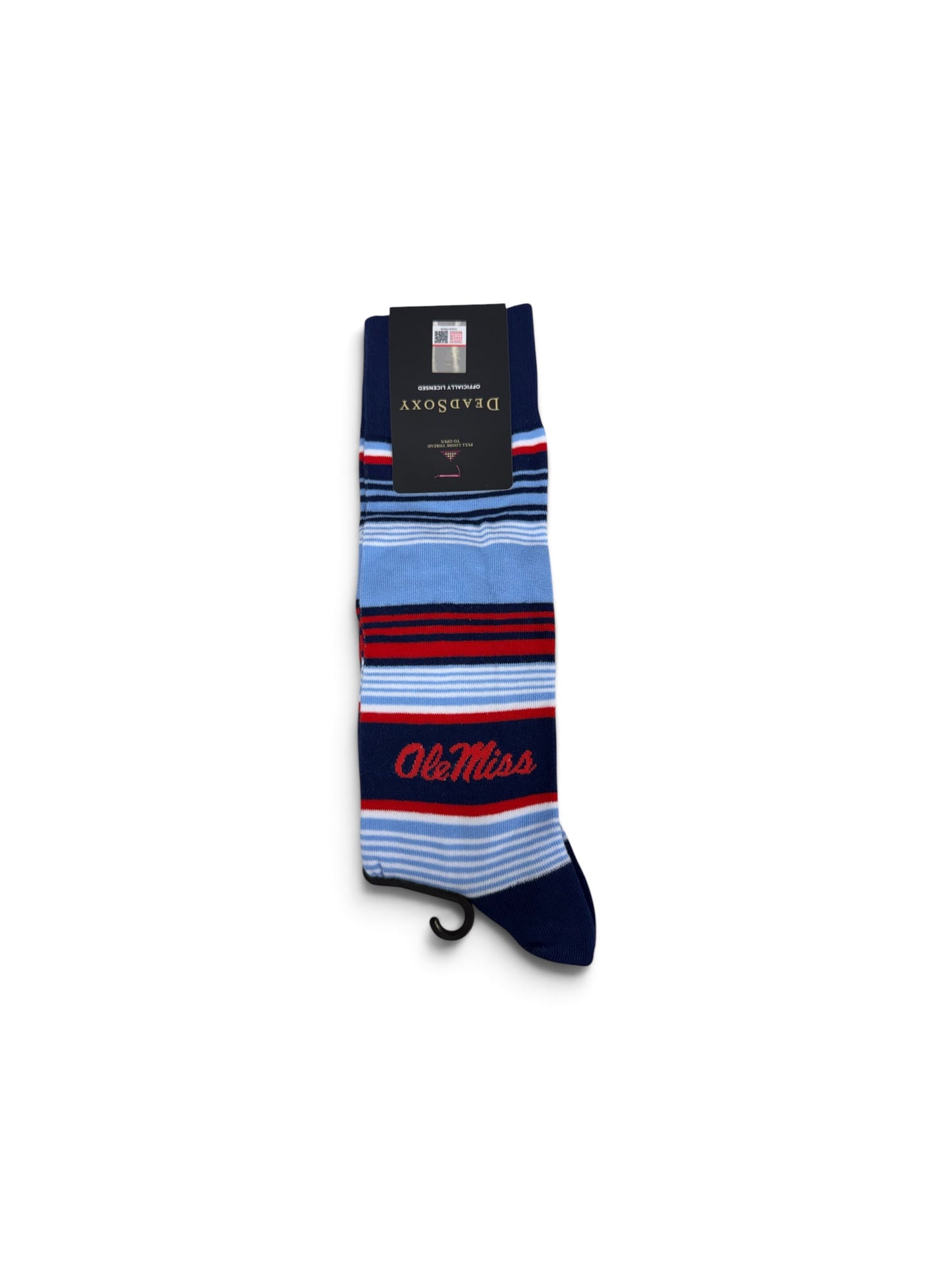 Multi Stripe Socks-Ole Miss