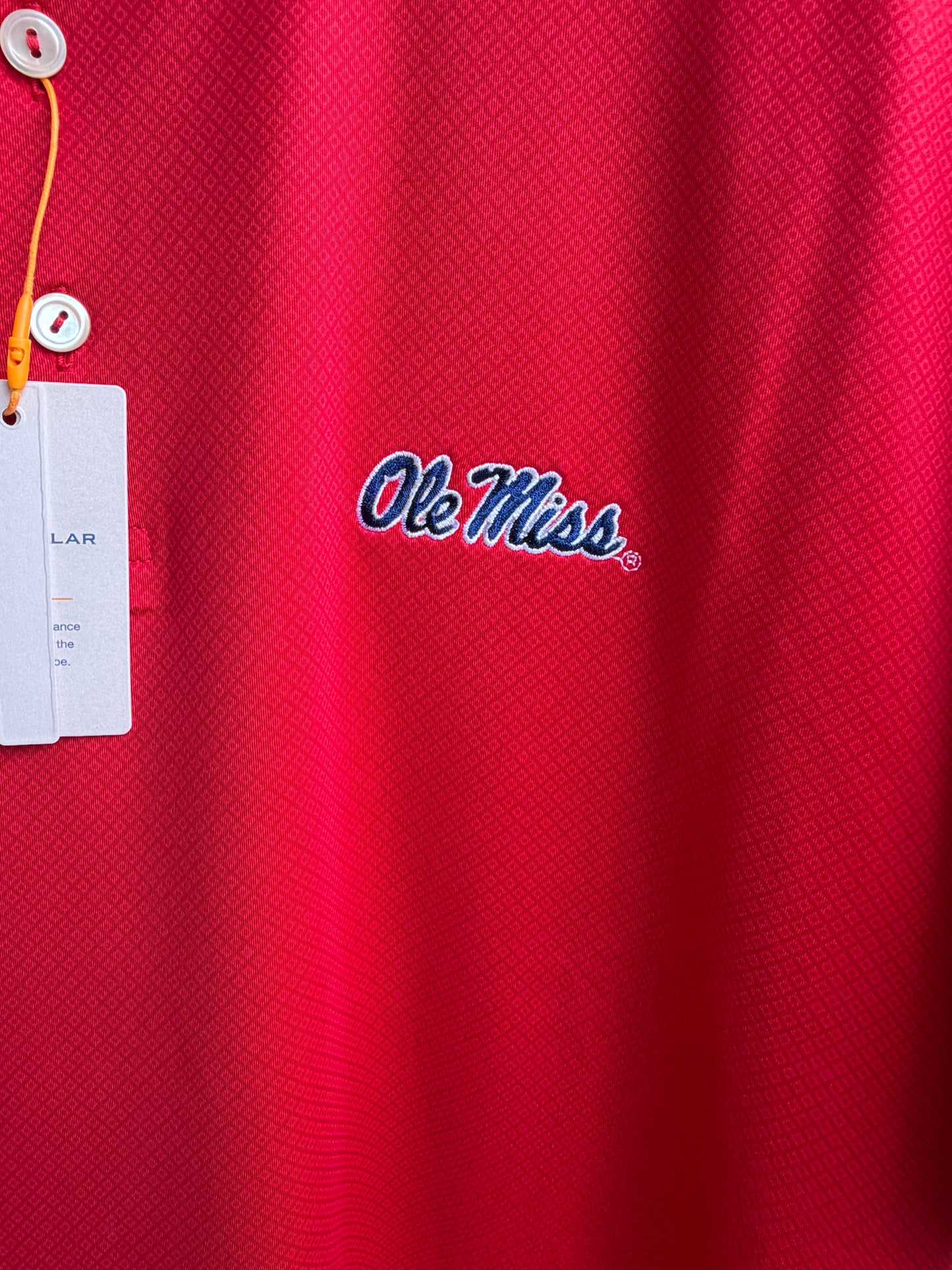 Ole Miss Hugo Jersey Polo-Red3