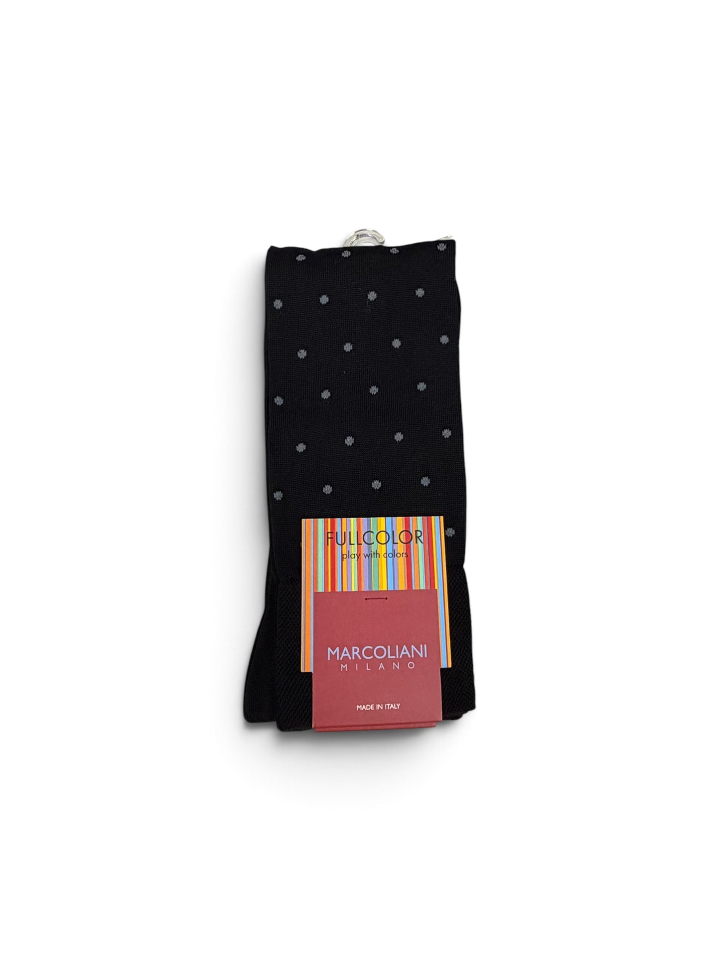 OTC Polka Dot Socks-Black