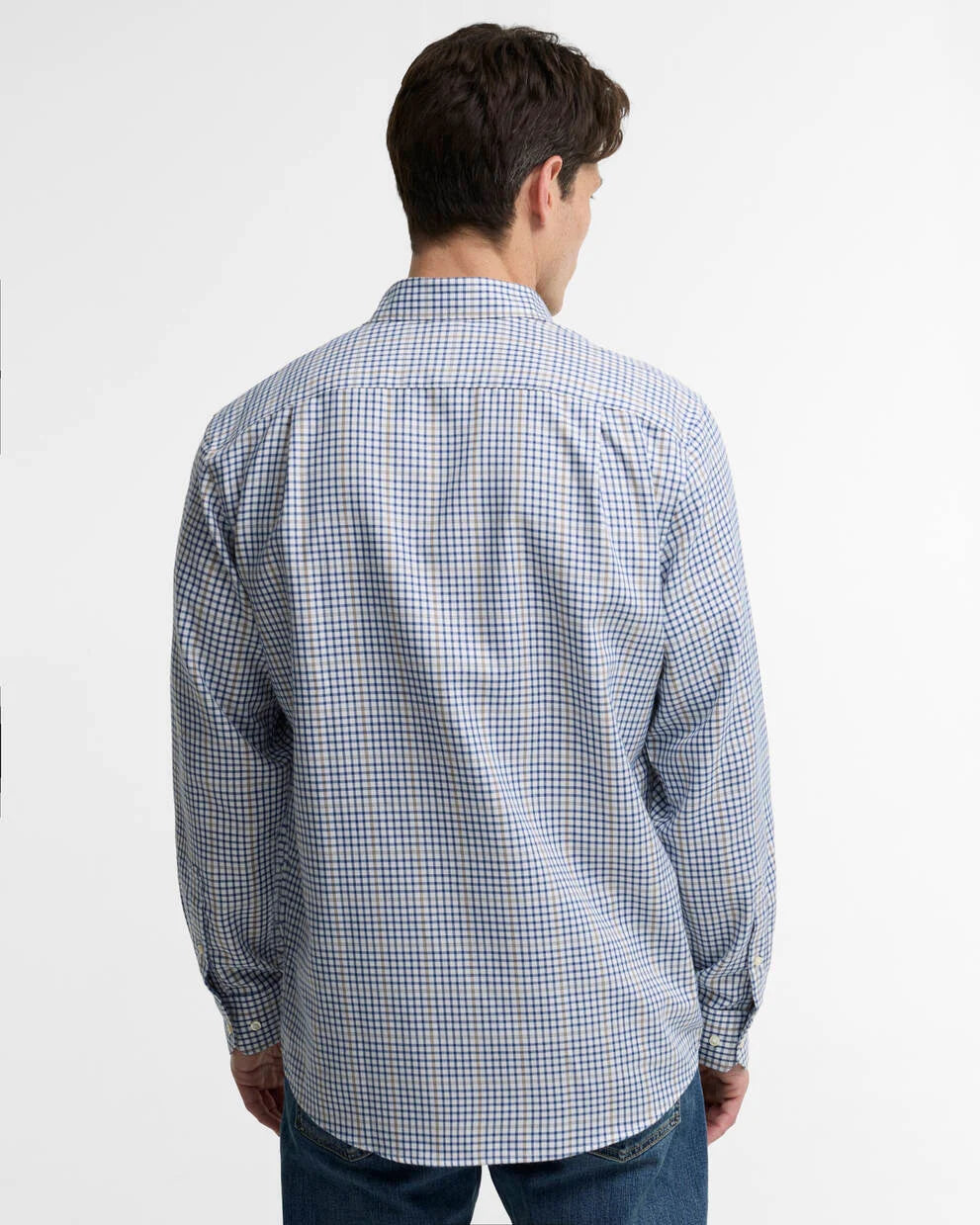 Henderson Thermo Weave LS Shirt-Deep Blue