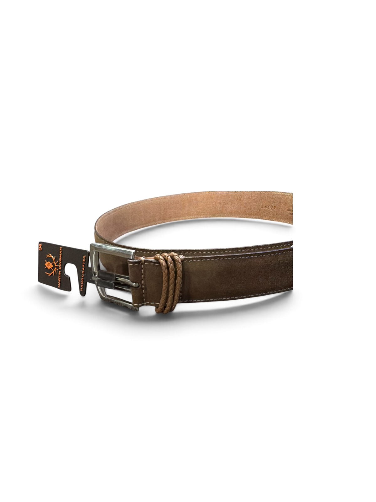 Bermuda Braid Nubuck Belt-Bark