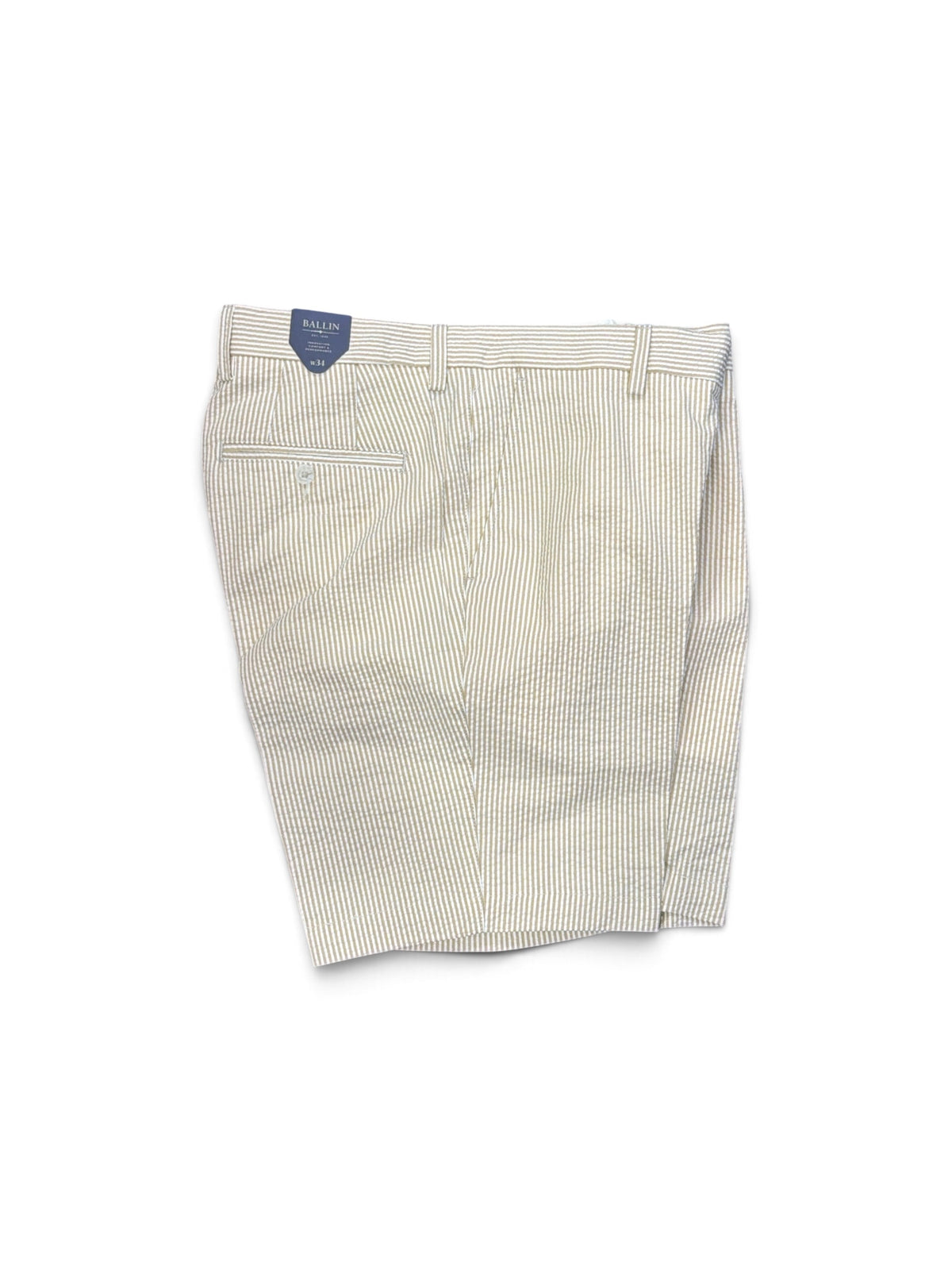Ballin Seersucker Short-Tan