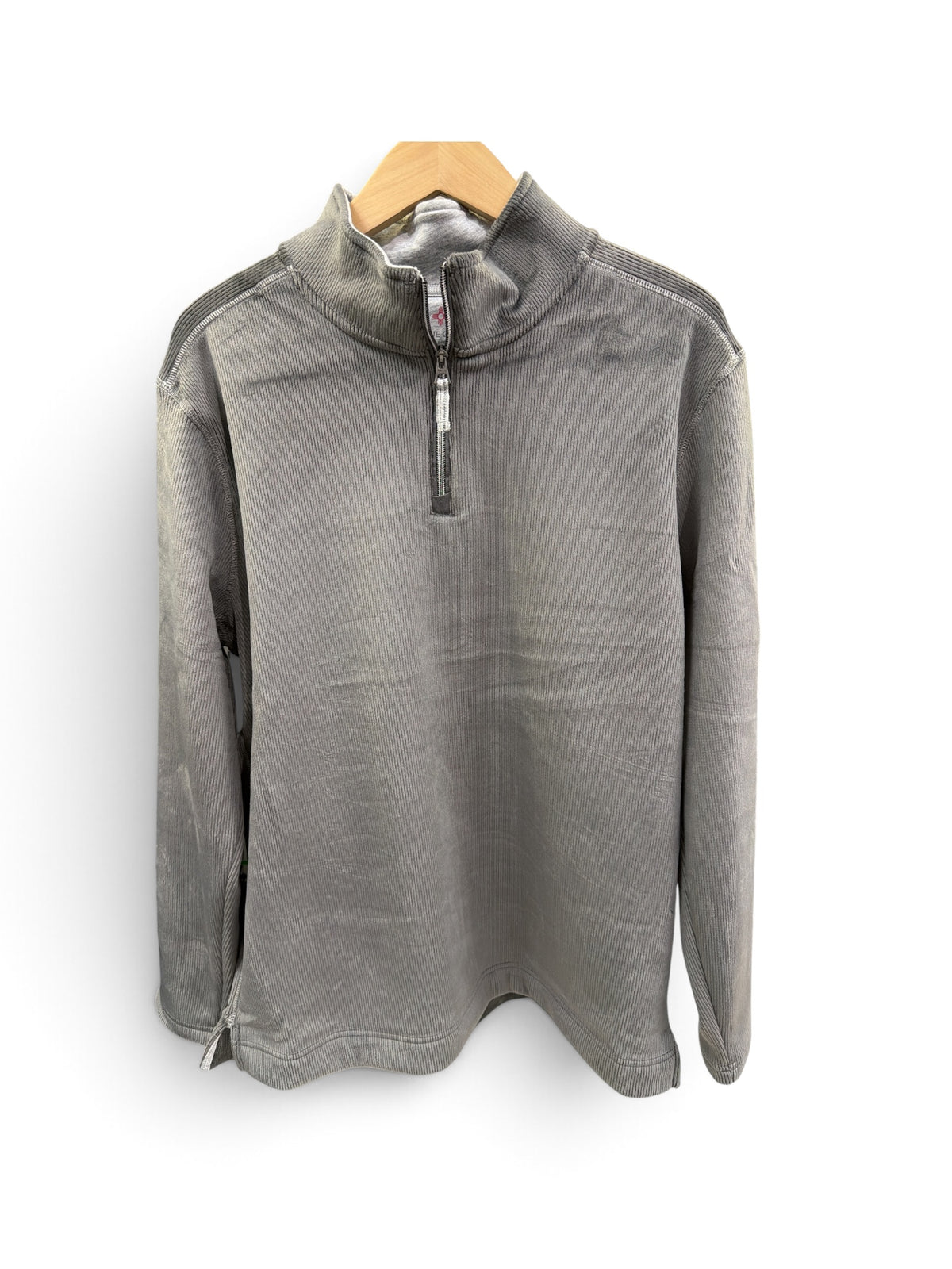 True Grit Zip 1/4 Pullover-Heather