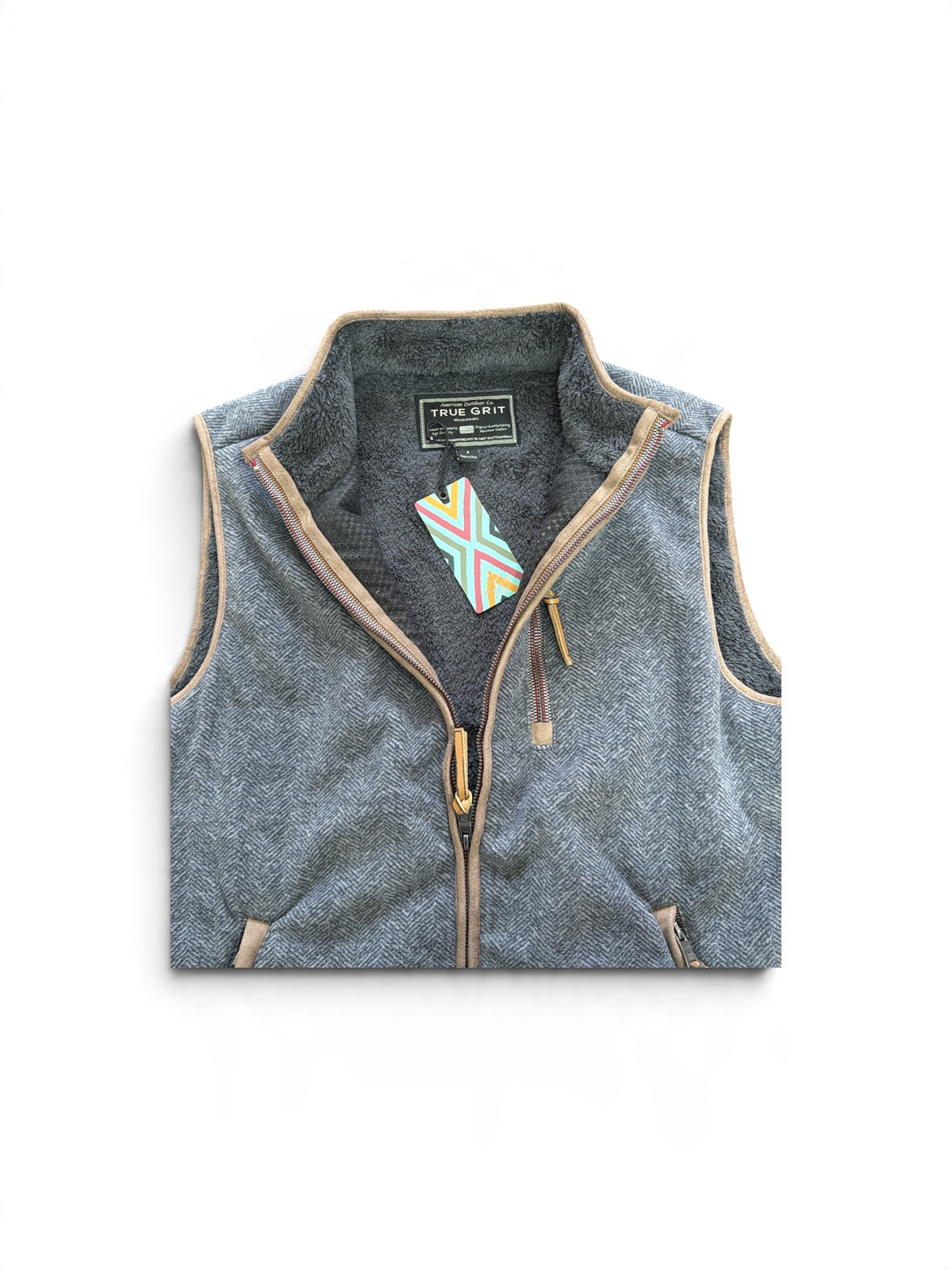 True Grit Zip Vest-Harley Black