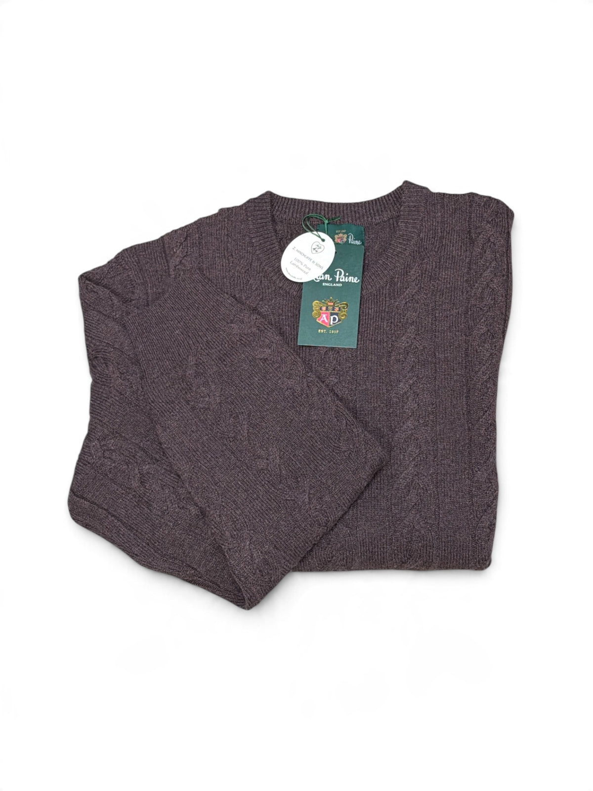 Pembridge Cable & Bar Sweater-Mocha