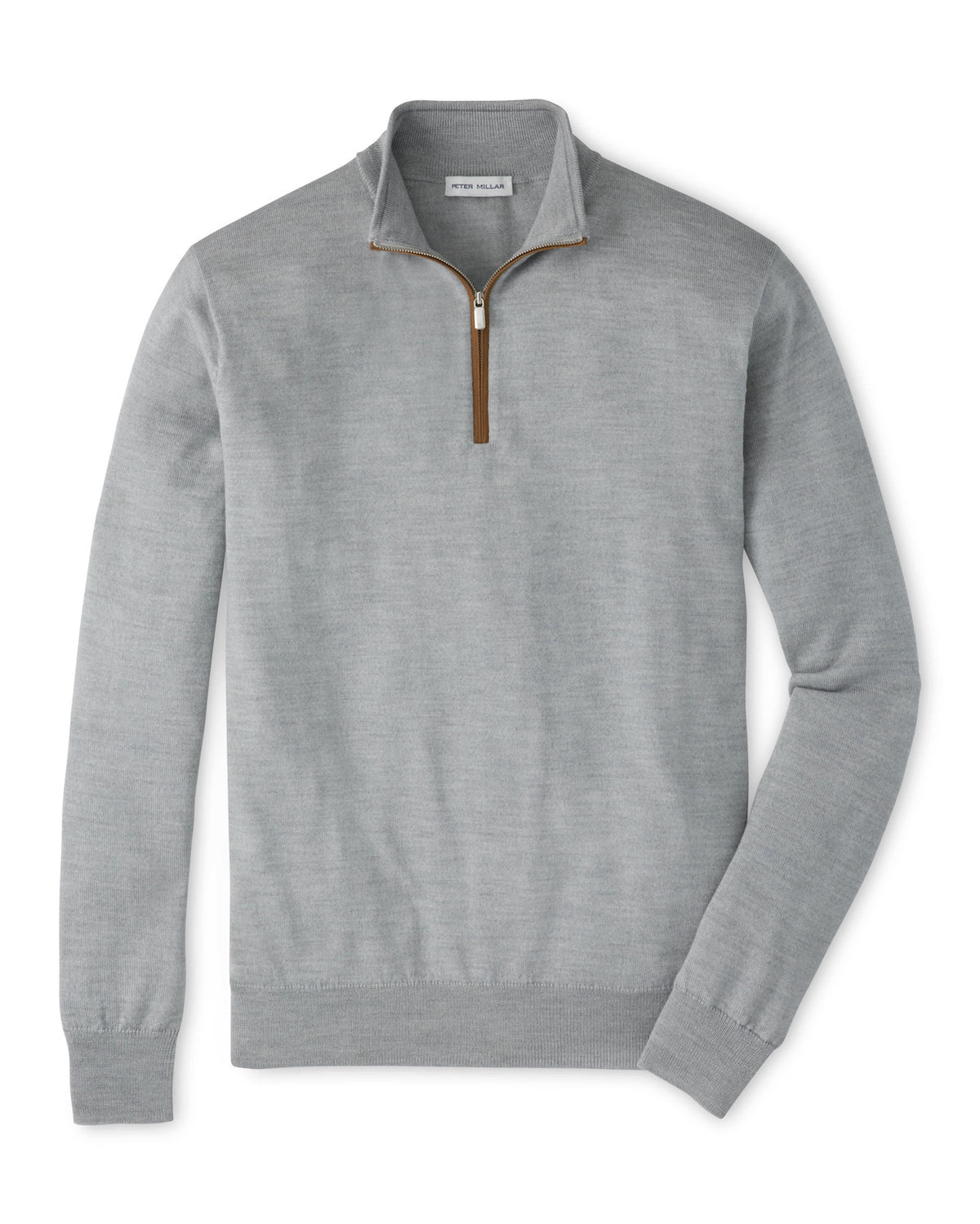 Quarter-Zip-Battleship Grey