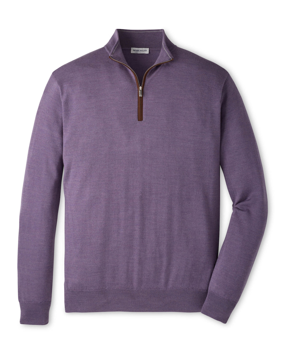 Quarter Zip-Purple Fig