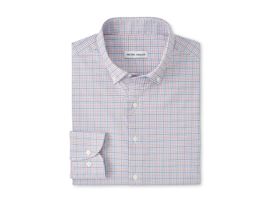 Casey Perf Twill Sport Shirt - Navy
