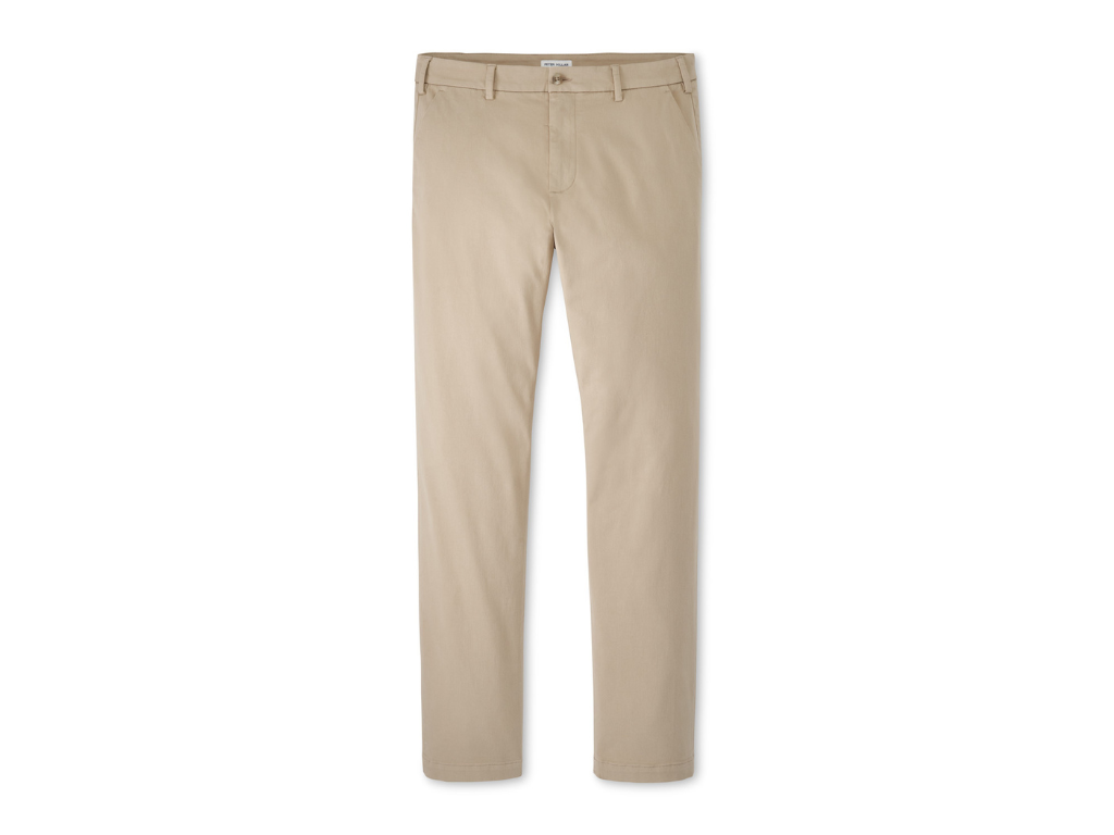 Flat Front Trouser - Khaki