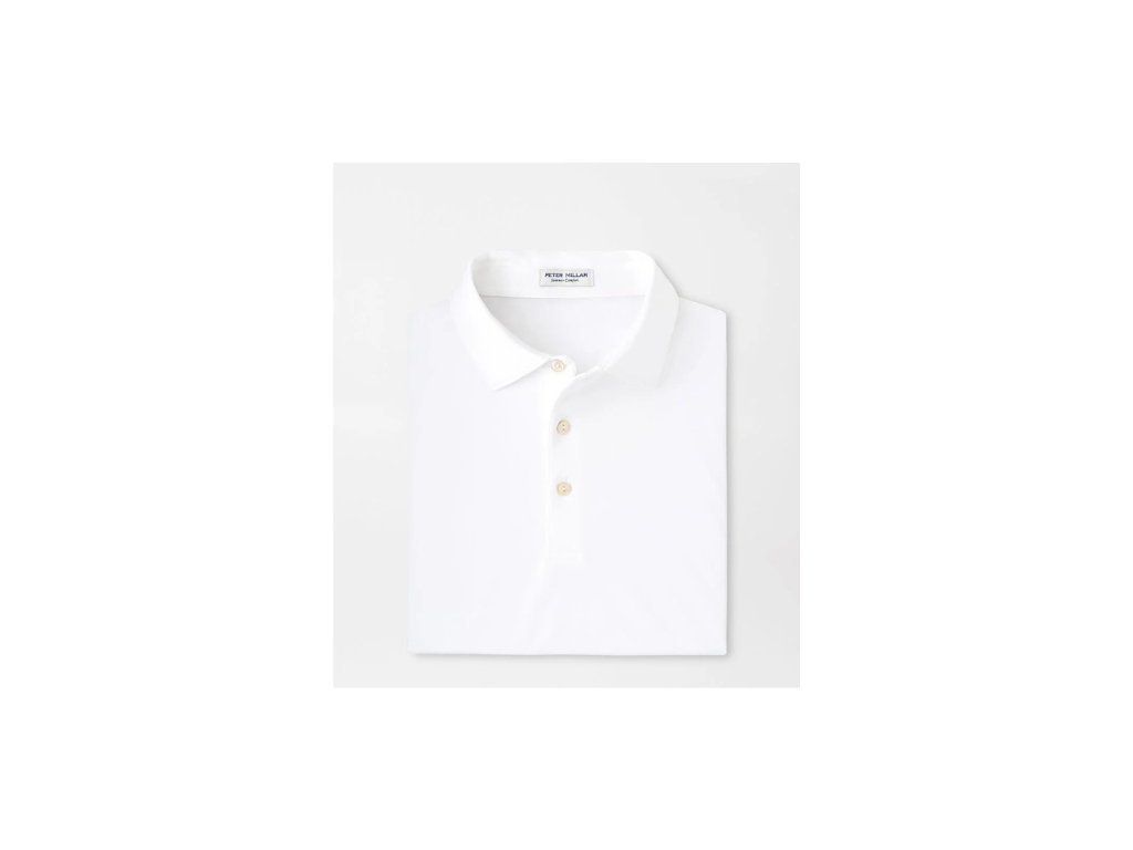Peter Millar Solid Performance Polo - White