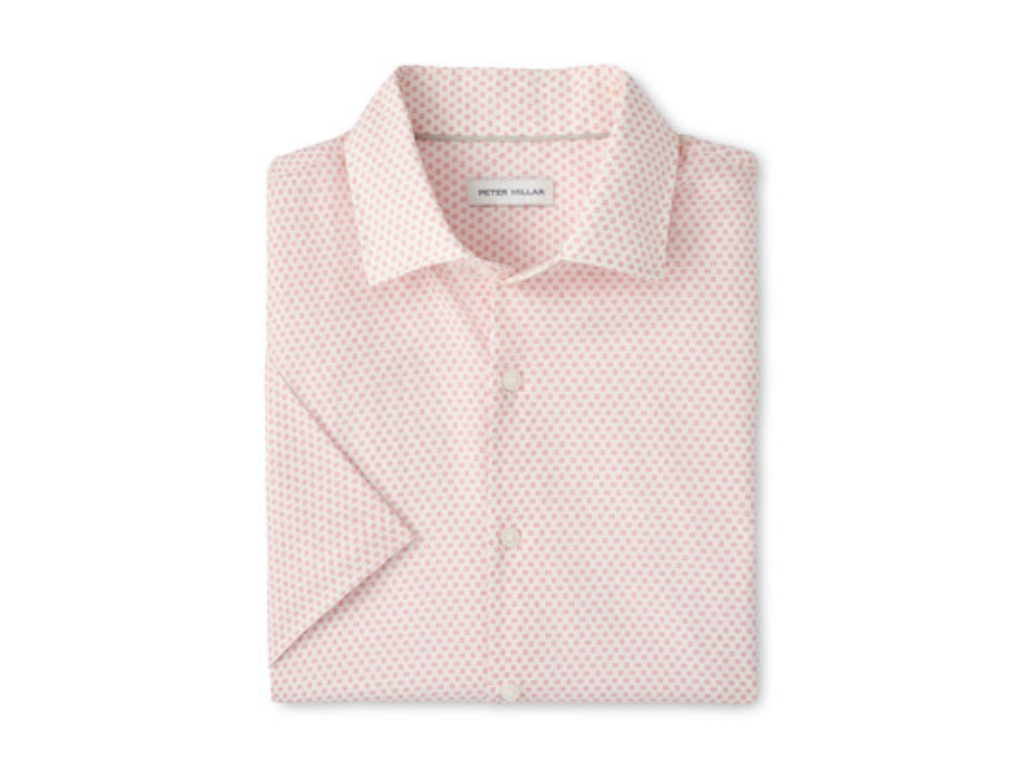 Peter Millar Tamarama Cotton Lyocell Sport Shirt - Venetian Pink