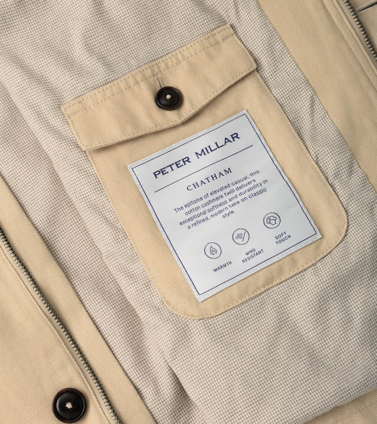 Cotton Cashmere Coat-Sand