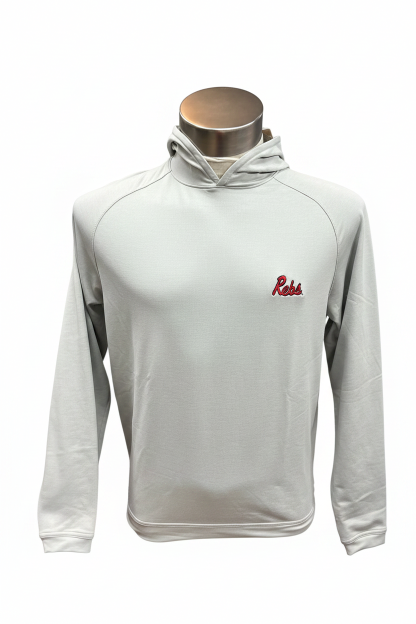 Peter Millar Rebs British Grey Performance Hoodie