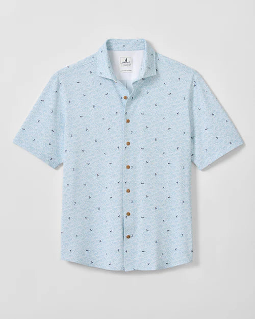 Johnnie-O Rowing SS Shirt - White