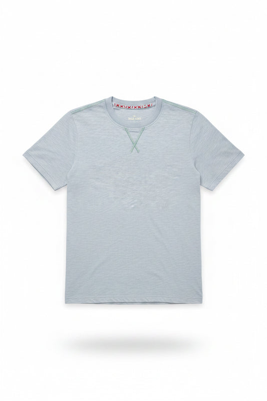 True Grit Short Sleeve Crew-Stratus