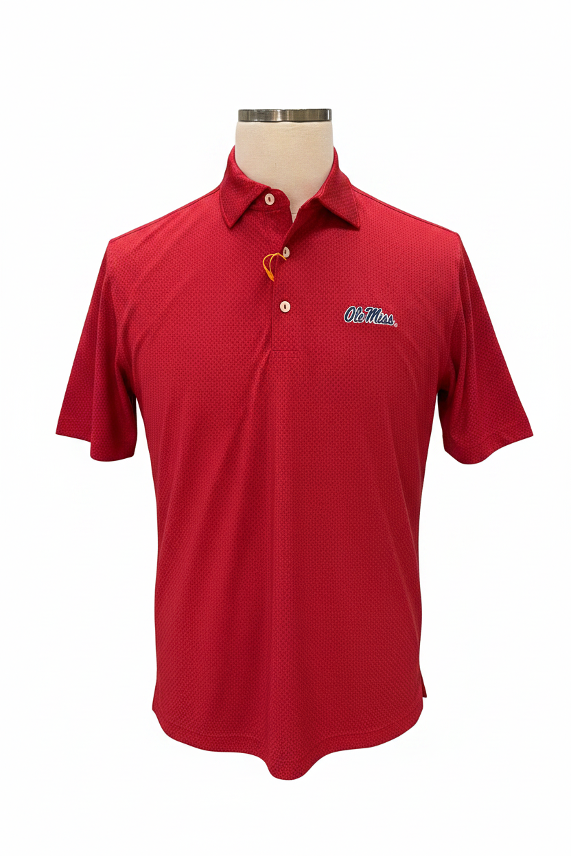 Tesseract Polo-Ole Miss Red