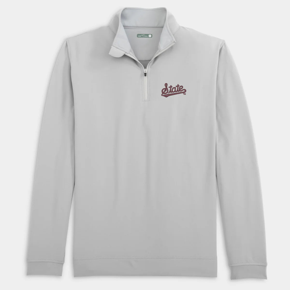 Club Quarter Zip-MS State/Alloy