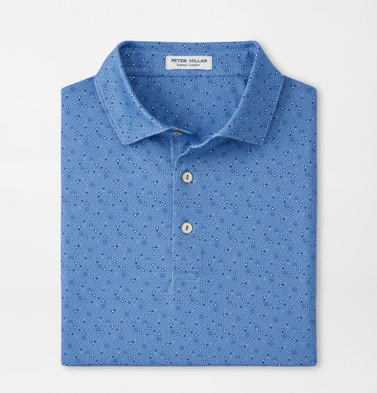 Peter Millar Geo Performance Polo - Evening Tide