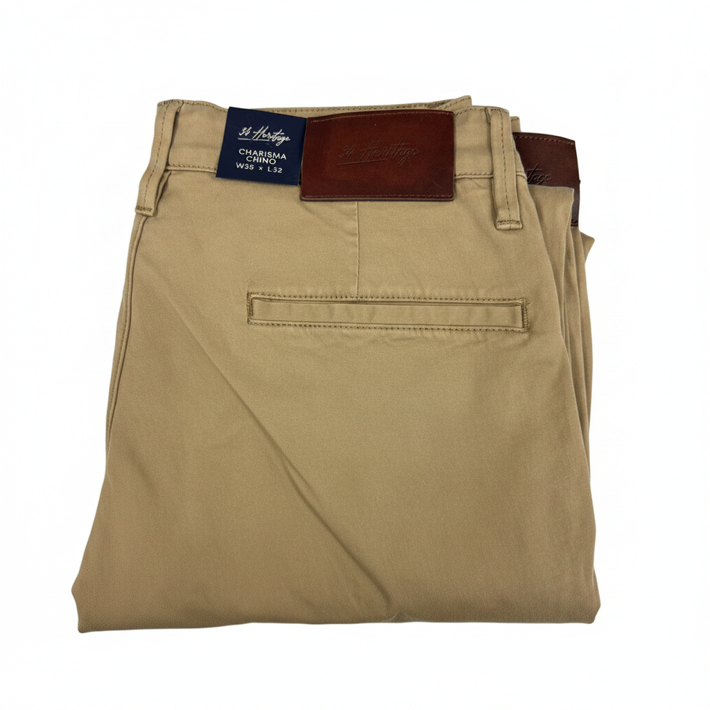 Charisma Chino-Khaki Twill