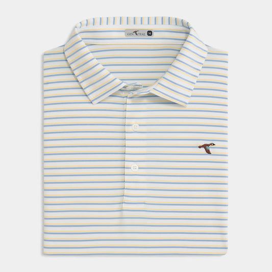 Genteal Rowland Performance Polo - Golden Haze