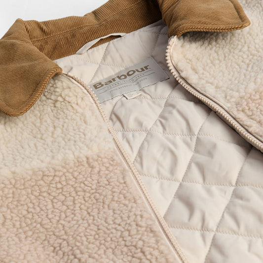 Women's Barbour  Malena Cropped Jacket - Natural/Ecru