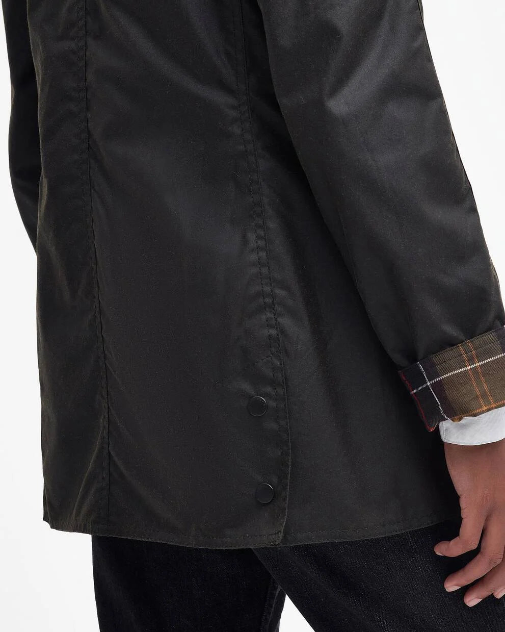 Women’s Beadnell Waxed Jacket-Olive