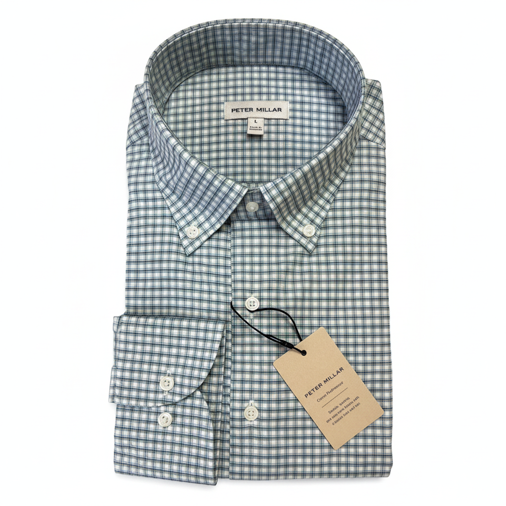 Gregory Perf Twill Sport Shirt - Windsor Blue