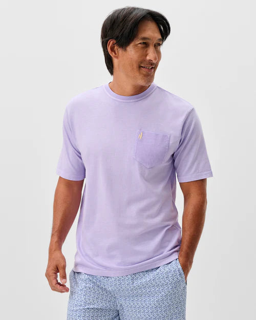 Dale Pocket T-Shirt -Purple Iris