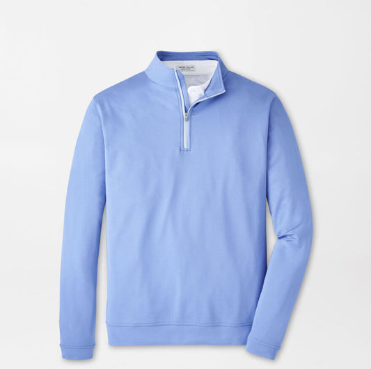 Peter Millar Performance Quarter Zip - Seaside Blue