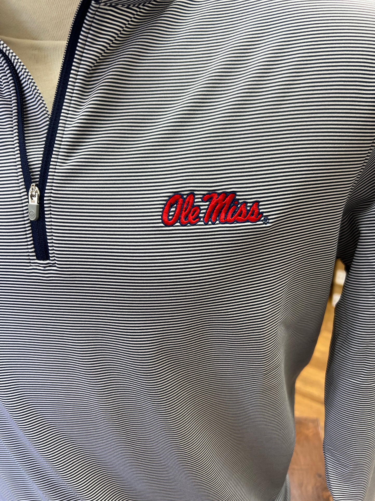 Peter Millar Quarter Zip-Ole Miss