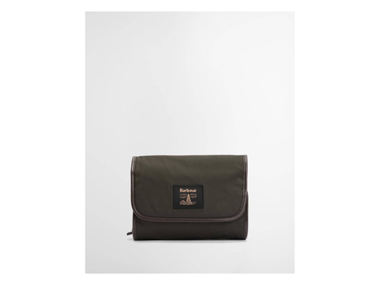 Barbour Wax Hanging Washbag