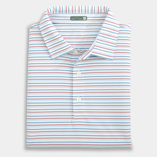 Lakeview Performance Polo - Lantana Red