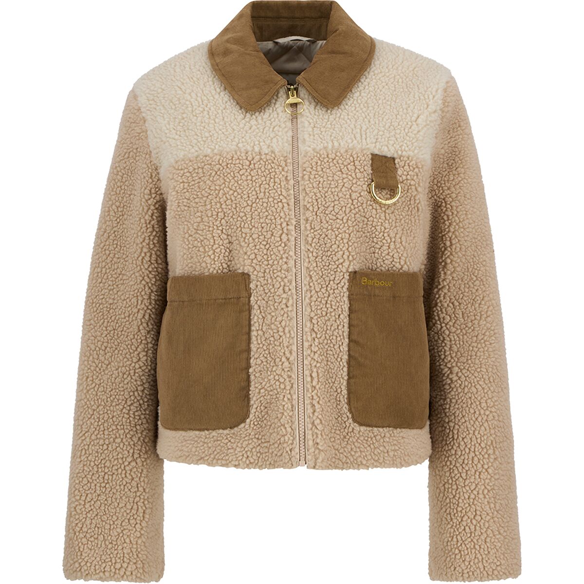 Women's Barbour  Malena Cropped Jacket - Natural/Ecru