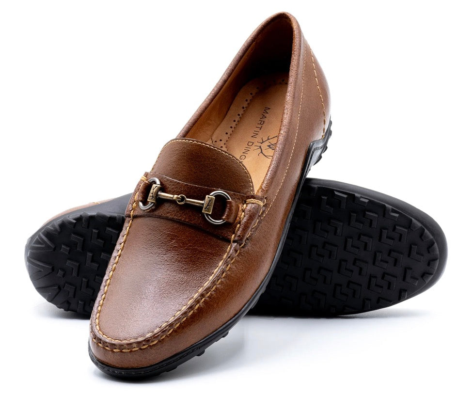 Horse Bit Loafers-Burnt Cedar